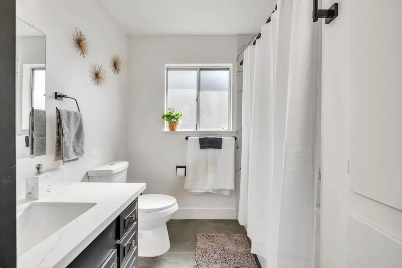 The bathroom