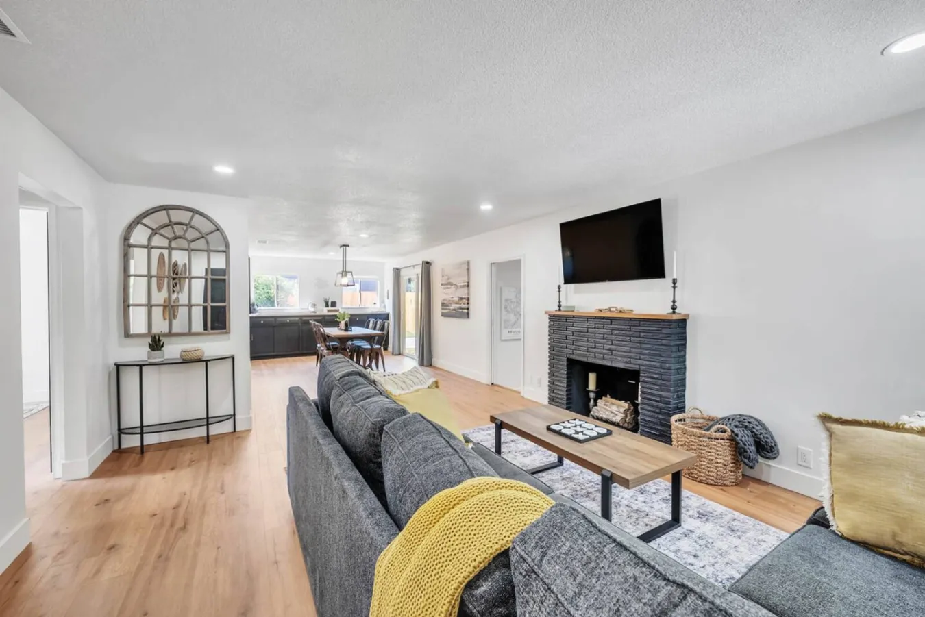 The living room